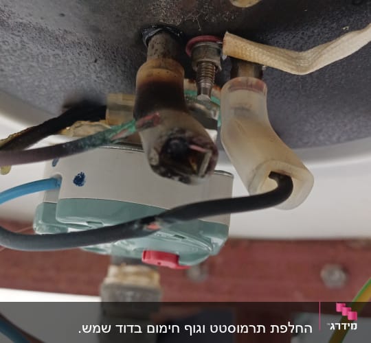 חיבורים חשמליים ותשתית דוד שמש